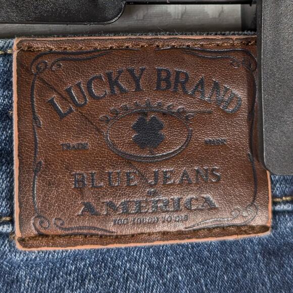Lucky Brand 00/24 Hayden Women’s Jeans 29x29 Blue Denim Stretch Mid Rise Y2K - Picture 6 of 6